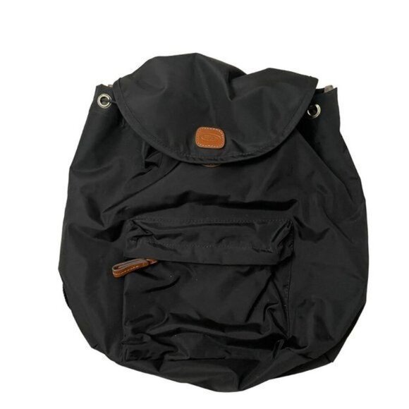 Brics Backpack Zip Pockets Adjustable Straps Black - Picture 1 of 10